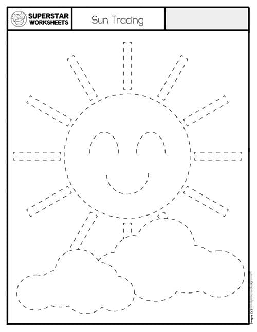 Preschool Tracing Worksheets -Worksheets Library