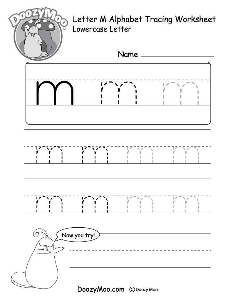 tracing a worksheet