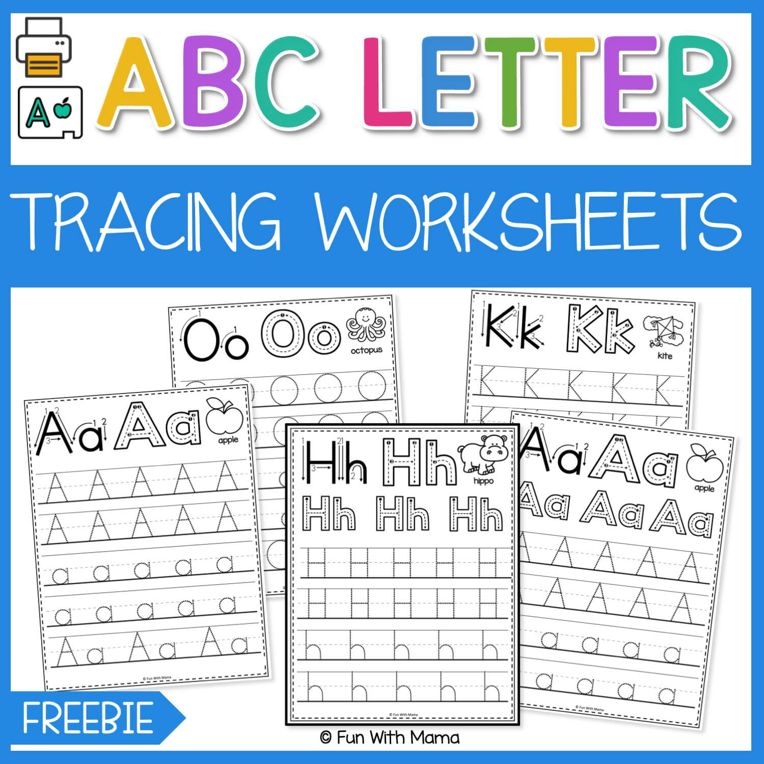 tracing alphabet letters worksheet