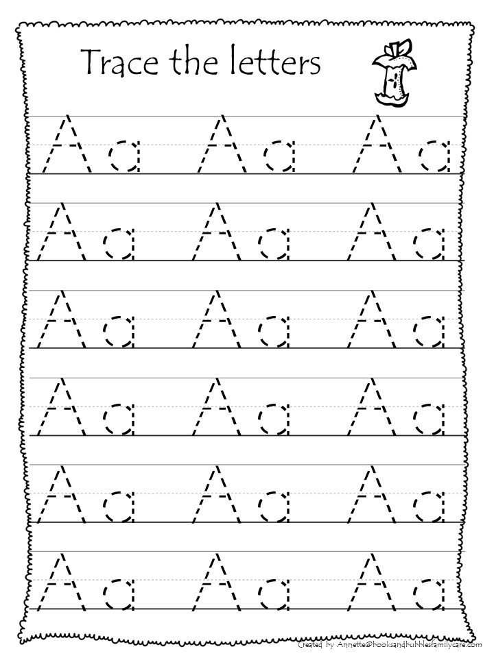 26 Printable Trace the Alphabet Worksheets. Preschool-kdg Phonics ...