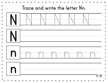 tracing and writing letters worksheet