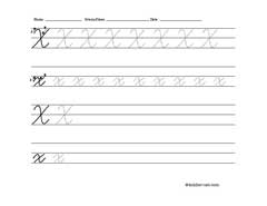 Free Printable Cursive Handwriting Worksheets