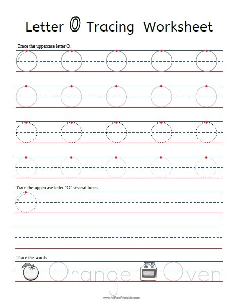 Letter E Alphabet Tracing Worksheets -