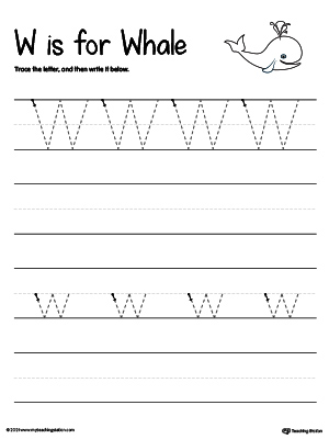 Letter W Preschool Printables - Preschool Mom