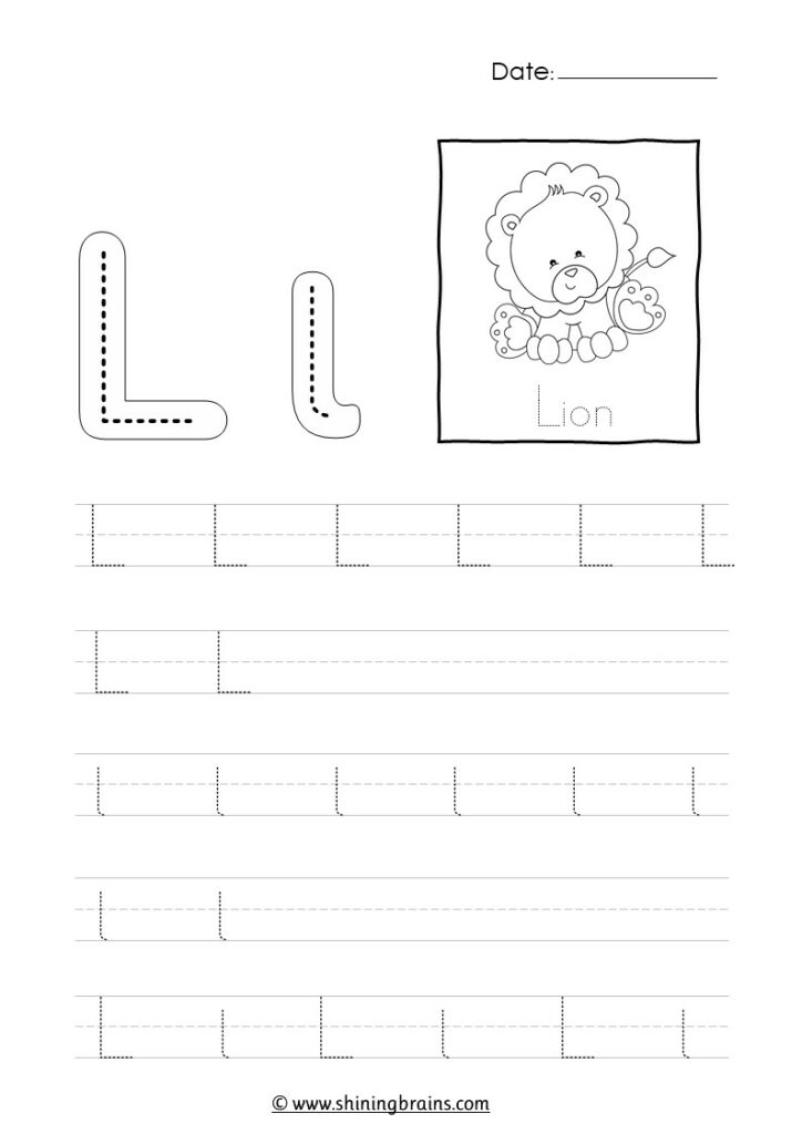 tracing letters a z worksheet j