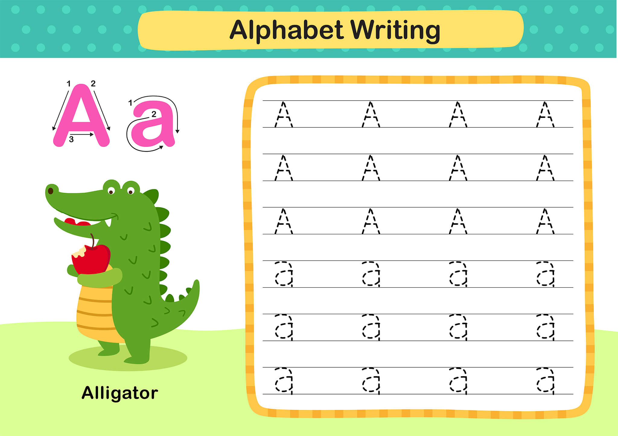 Fun &  Free Printable Letter Tracing Worksheets PDF - Tulamama