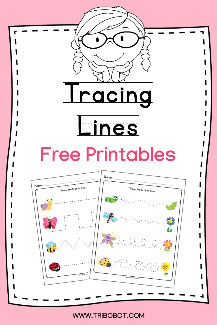 tracing lines worksheet for preschool