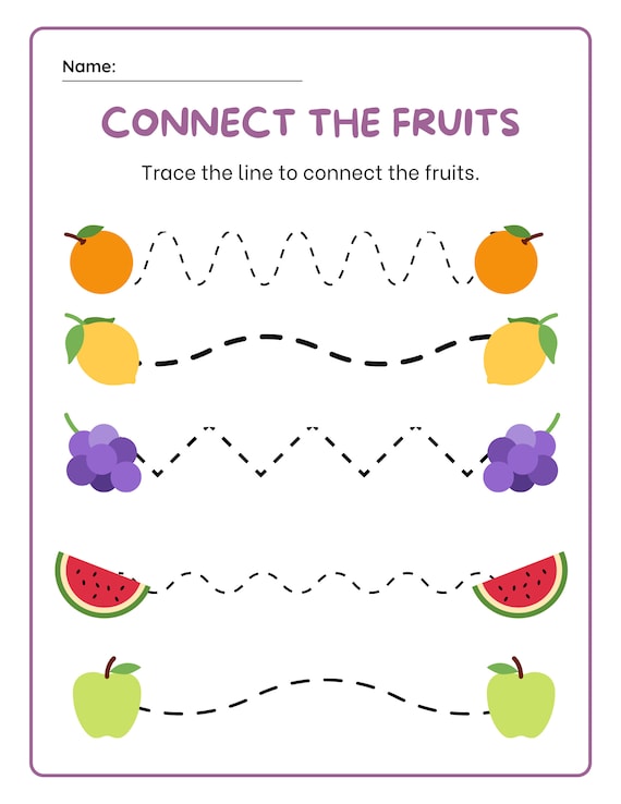 2 Printable Preschool Tracing Worksheets Trace the Lines Perfect ...