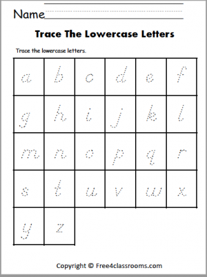 Letter Tracing Worksheets for Kids Online - SplashLearn