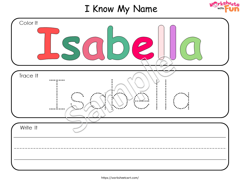 Name Tracing Worksheet, Custom Dry Erase Name Mat, Learn to Spell