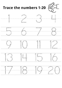 Numbers 1-20 Tracing Worksheets, 46% OFF | dvnet.ec