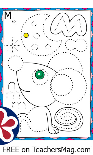 Preschool Tracing Worksheets. TeachersMag.com