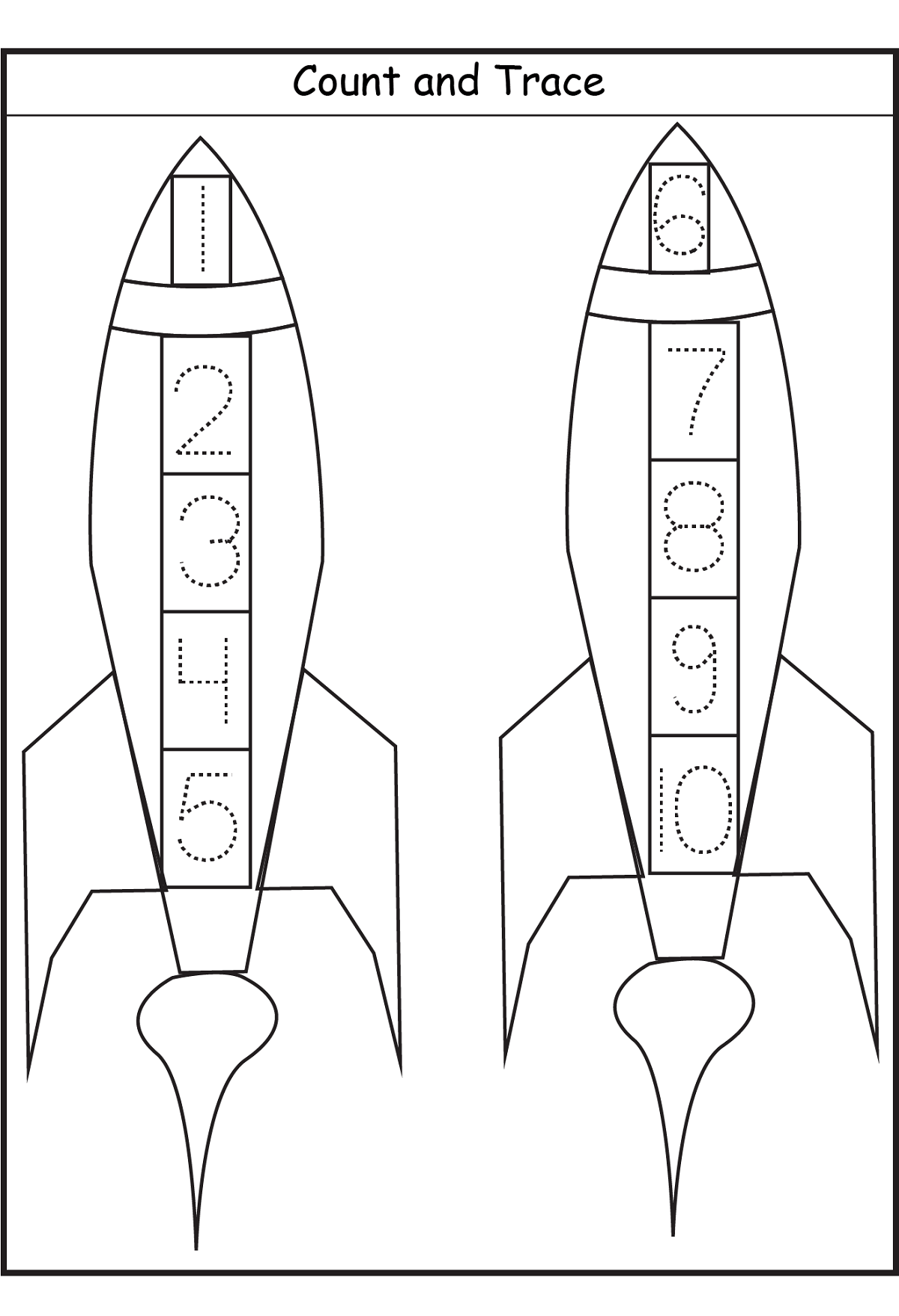 Preschool Tracing Pages - Printable Coloring Pages