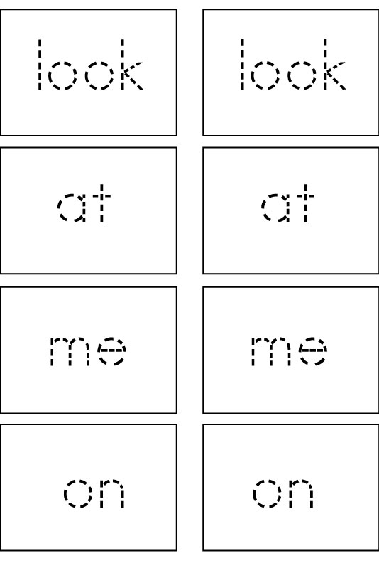 tracing sight words worksheet kindergarten