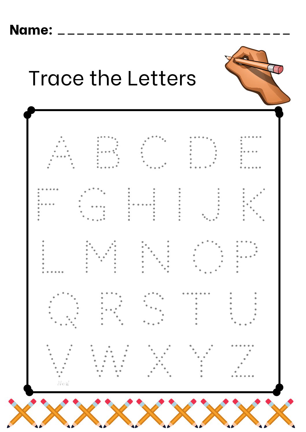 Tracing the Letter Z z | Worsheets library