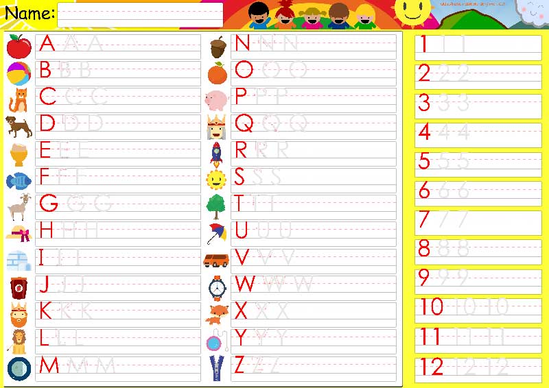 Free Tracing Letter Z Worksheet