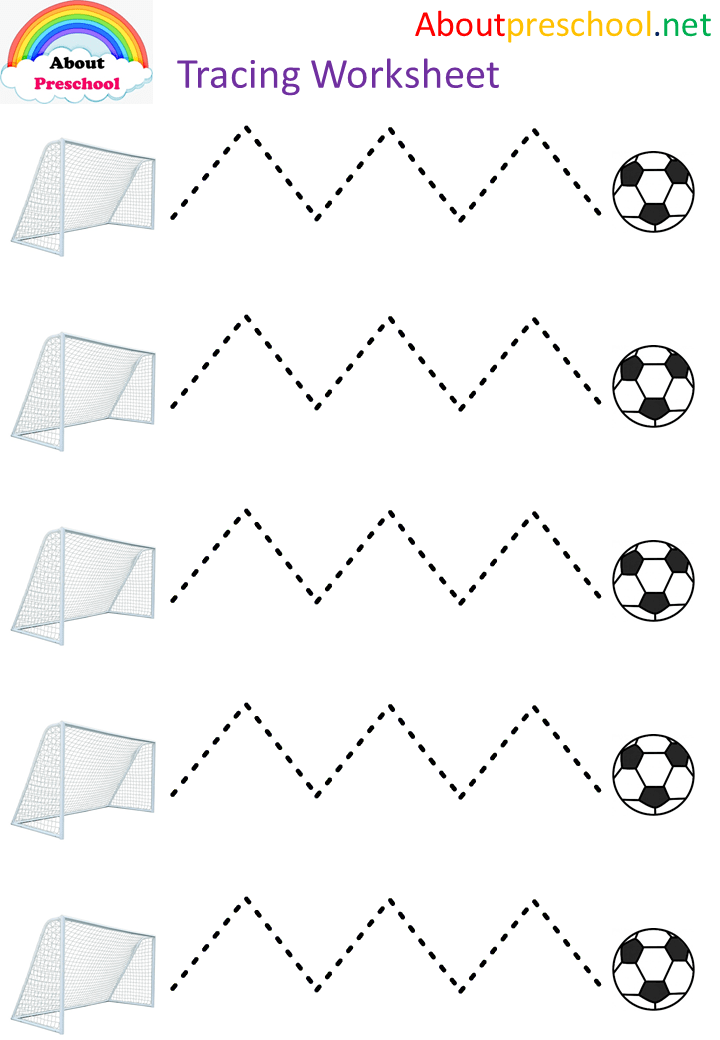 Free Printable Tracing Lines Worksheets - kiddoworksheets