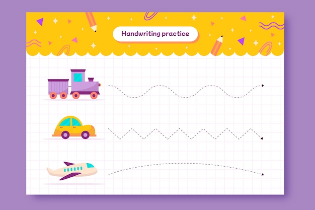 tracing worksheet for 2 year olds