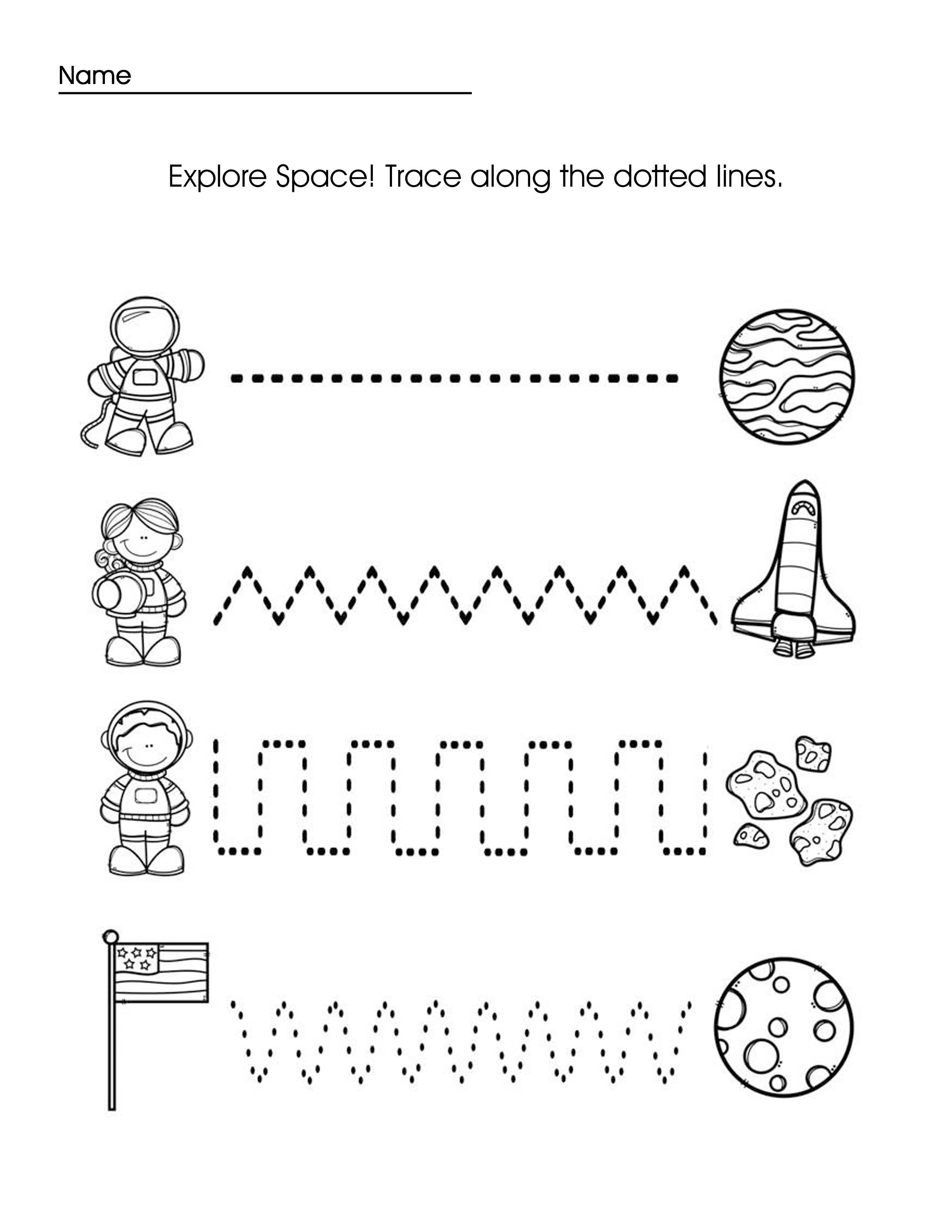 Preschool Tracing Worksheets &  Coloring Pages | Create. Play. Travel.
