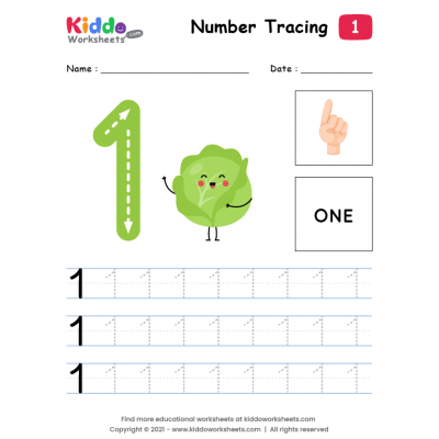 Number Tracing and Writing Numbers Worksheets - kiddoworksheets