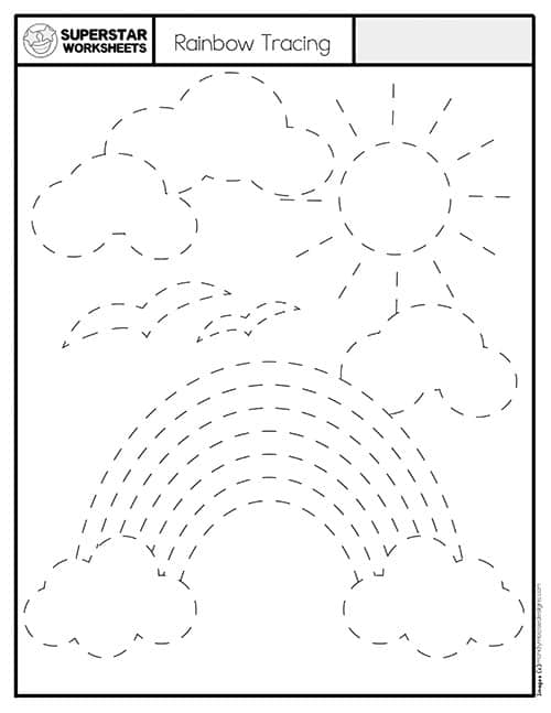 Preschool Tracing Worksheets -Worksheets Library
