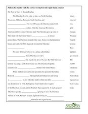 trail of tears worksheet answers