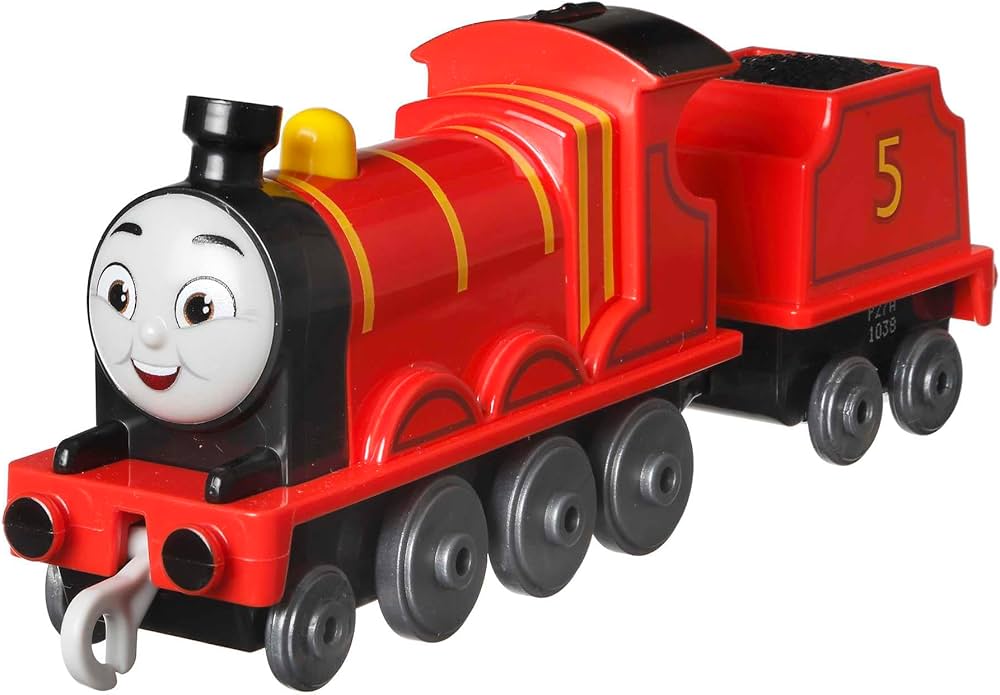 Thomas &  Friends Fisher-Price Cast Push-Along James Toy Train ...