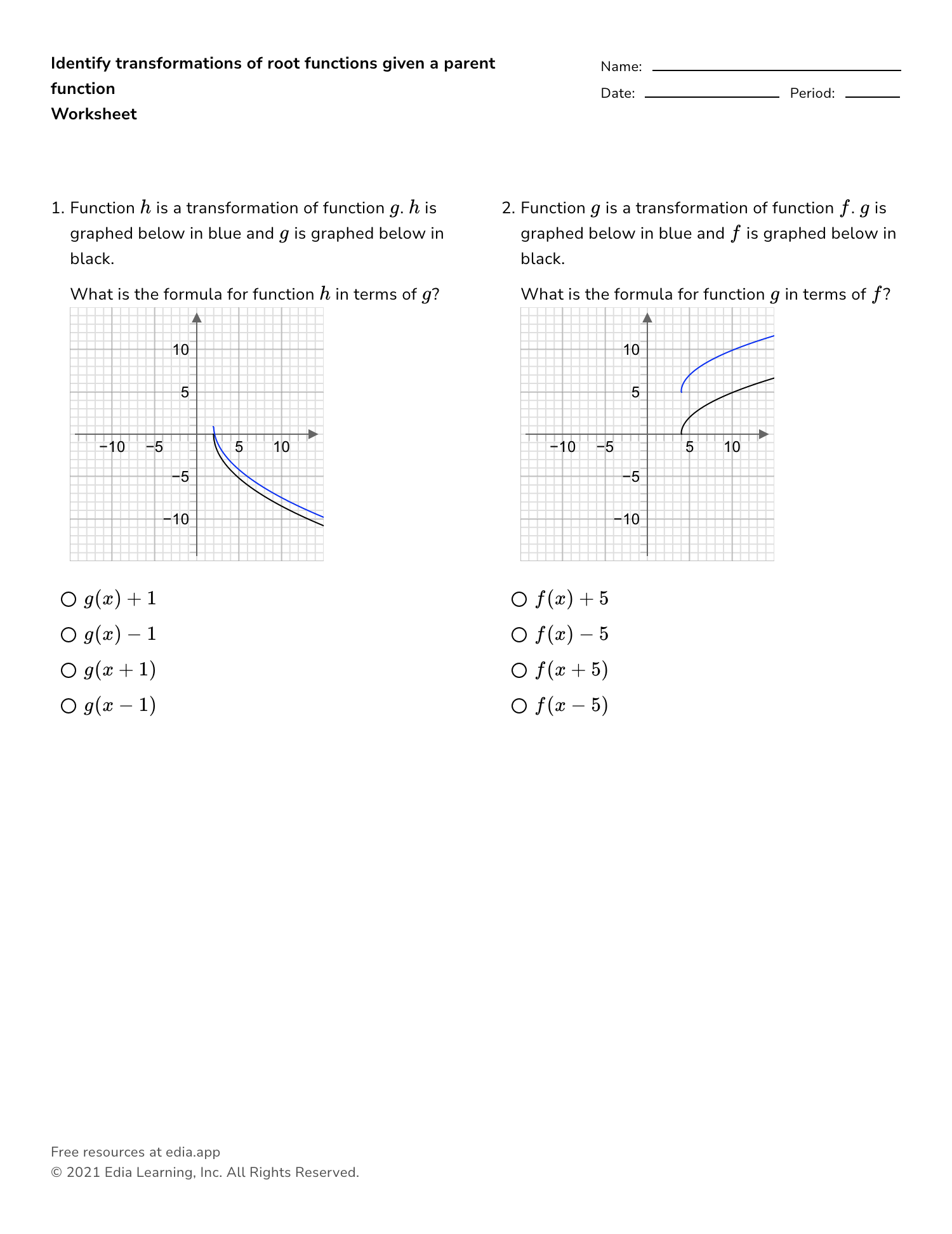 Edia | Free math homework in minutes