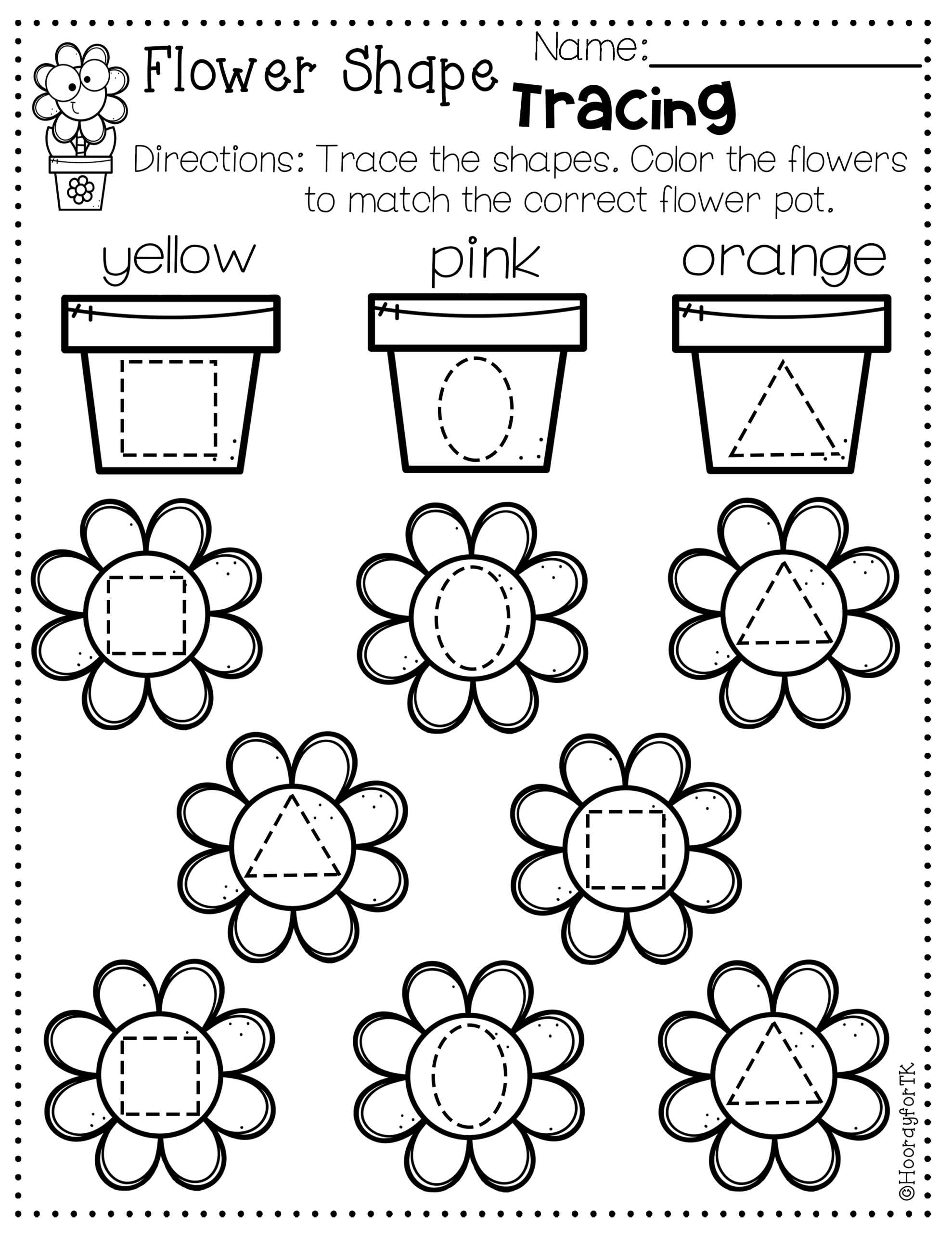 Transitional Kindergarten May Worksheets - Managing Munchkins