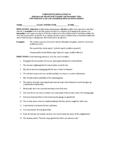 transitive and intransitive verb worksheet