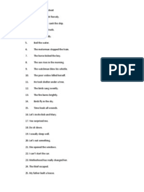 Transitive Verbs Worksheet | PDF | Object (Grammar) | Verb