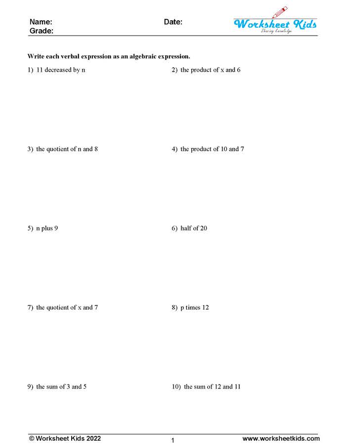 Master Algebra with Ease: 12 Engaging Worksheets for Converting ...