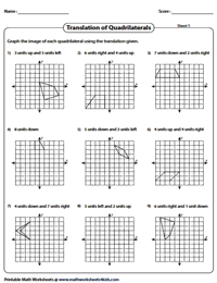 Translation Worksheets