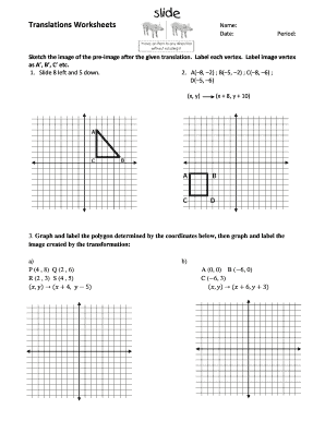translations worksheet answer key