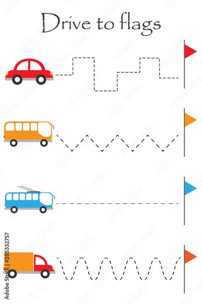 transport worksheet for preschool