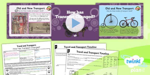 History of Transport - KS1 Lesson Pack (teacher made)
