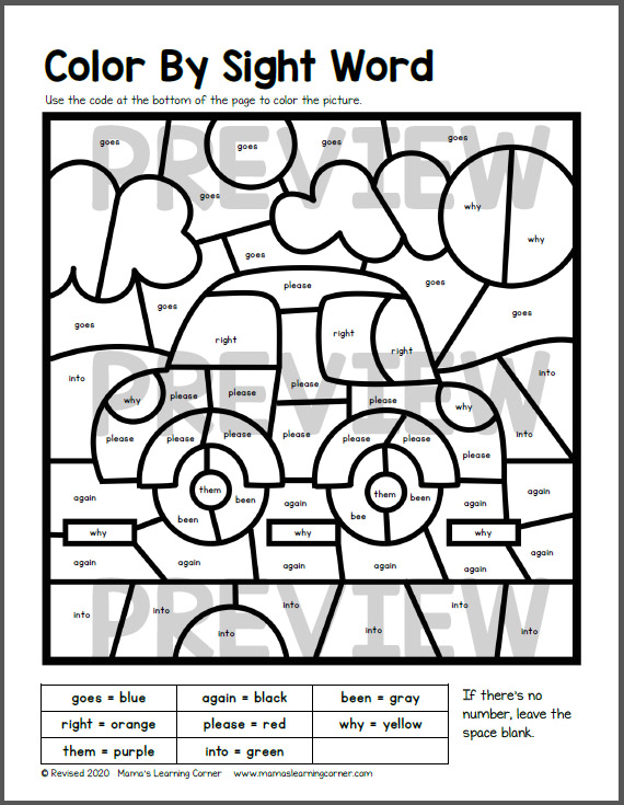 transportation worksheet for kindergarten