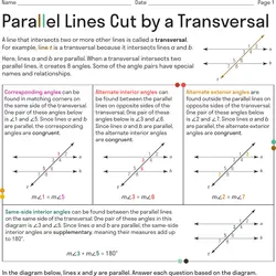 lines-and-angles Printable Worksheets 