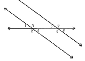 Parallel lines and transversals Worksheets