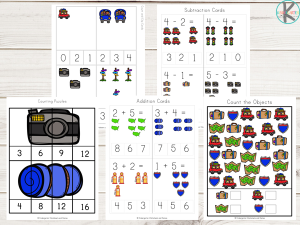 travel worksheet for preschoolers