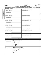 triangle basics worksheet answers