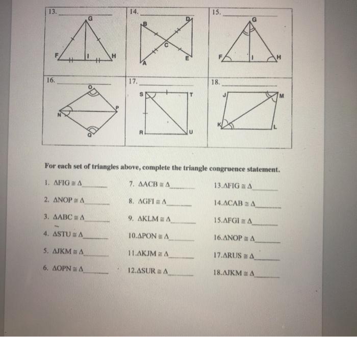 4Right Triangle Congruence.pdf Kuta Software Worksheets Library