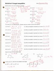 Key Triangle Inequality.pdf - Name Answer Key Worksheet Triangle ...