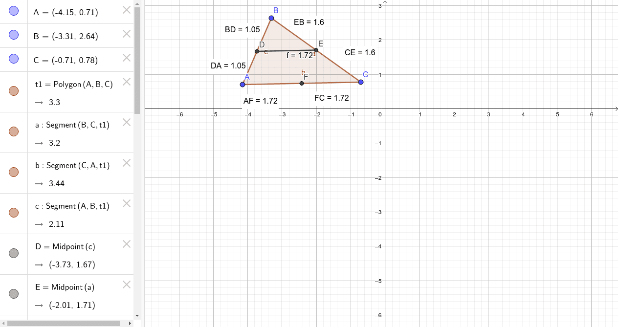Triangle Midsegment Theorem Worksheet GeoGebra Worksheets Library