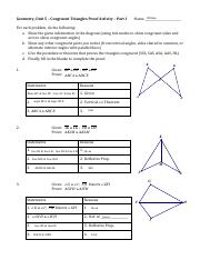 Kami Export - Congruent Triangles Proof Worksheet.pdf - William ...
