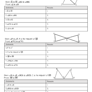 Congruent Triangles Notes and Worksheets - Lindsay Bowden