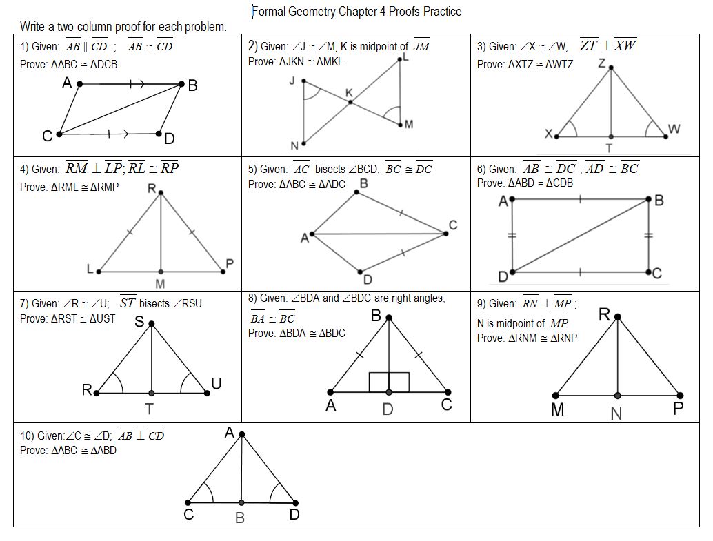 Geometry Files: Triangle Congruence - Insert Clever Math Pun Here