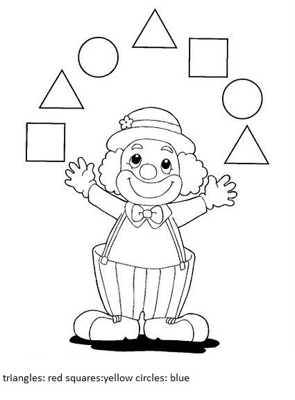 triangle shape worksheet for preschoolers