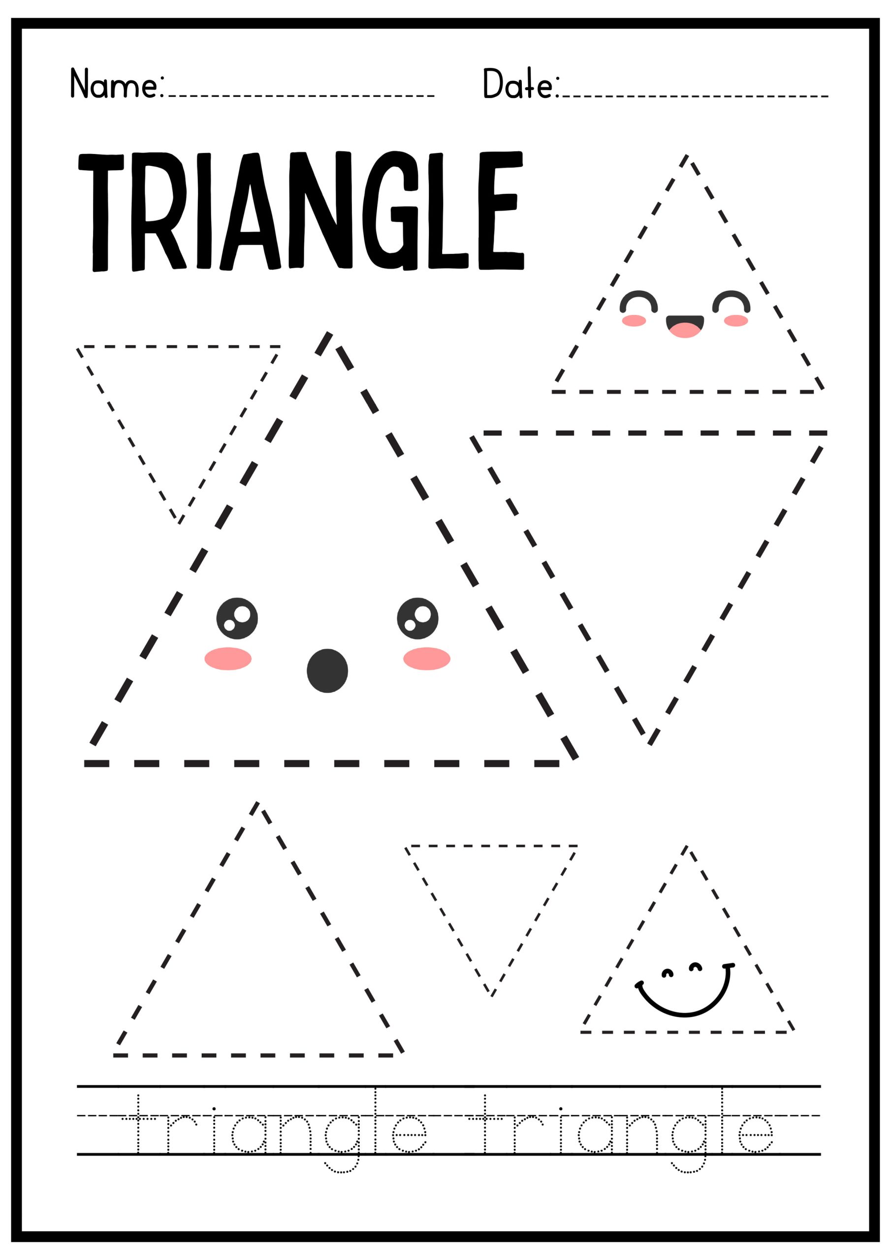 Tracing Shapes Worksheets Made By Teachers Worksheets Library
