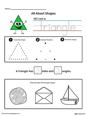 FREE* All About Triangle Shapes in Color | MyTeachingStation.com